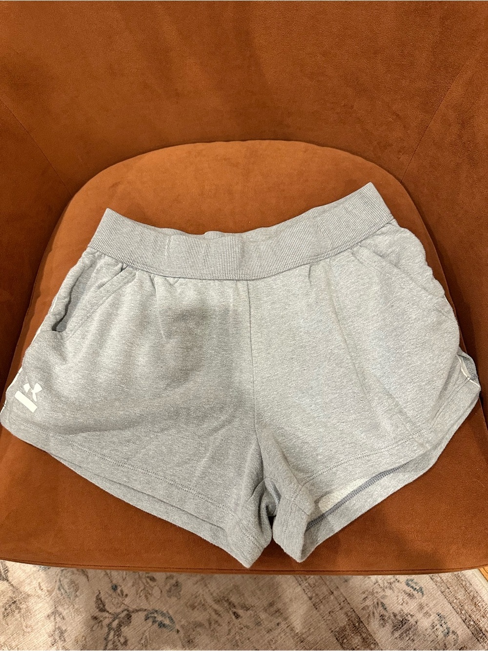 Under Armour Light Gray Women's Athletic Shorts - Casual Sport Style